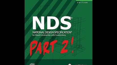 Wood Beam Design Example Using NDS! (Part 2 of 2)