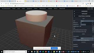 SculptGL Basic Form Change