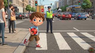 Don’t Use Mobile Phones While Walking | Traffic Rules for Pedestrians | Road Safety Awareness Video