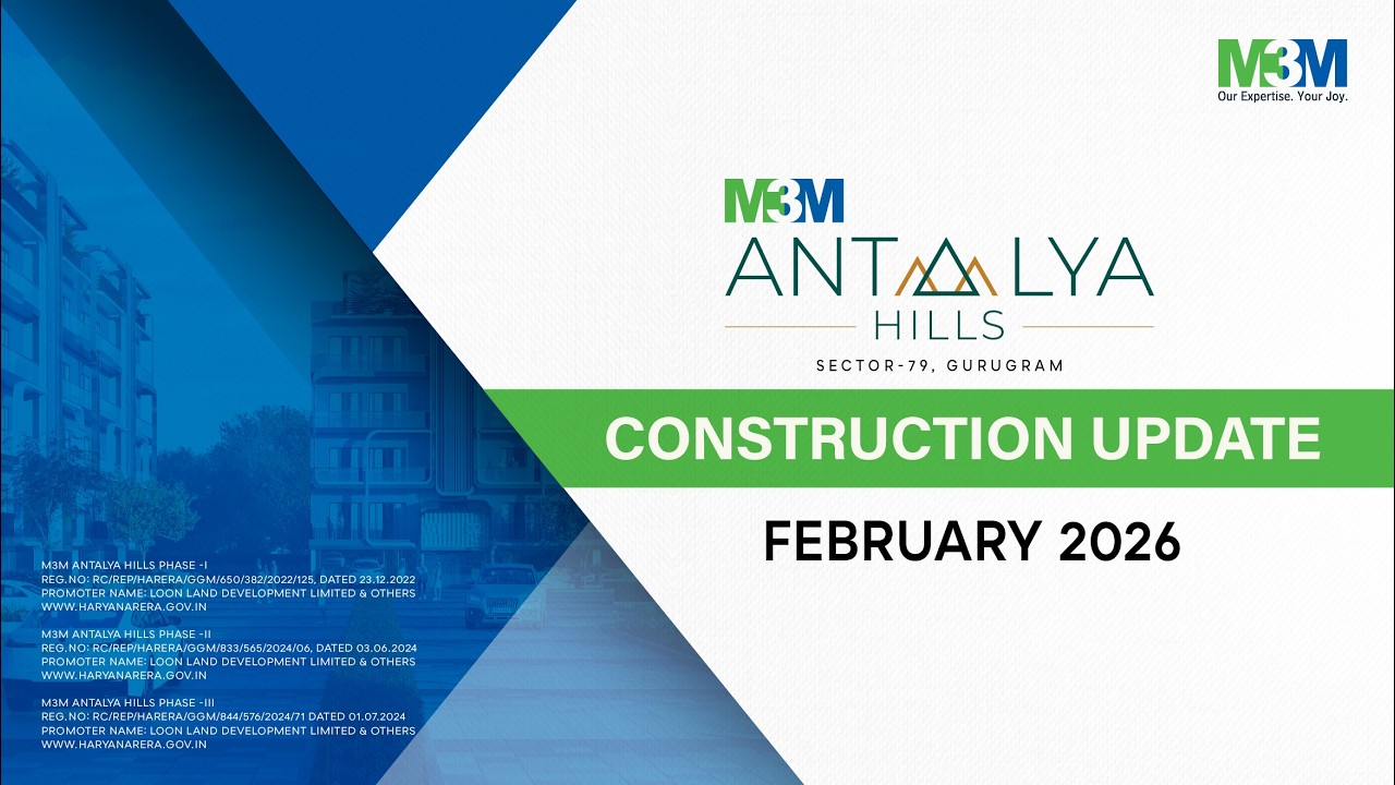 M3M Antalya Hills – Construction Update February 2026