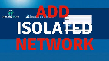 How To Add Isolated Network Cloud Stack Management Server