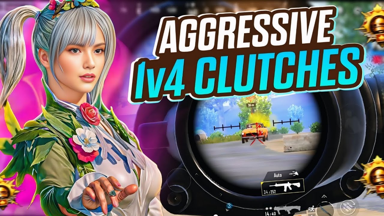 Aggressive 1v4 Clutches | Fastest 5 Finger Player | Infinix Gt20Pro ...