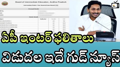 ap inter results 2022 date fixed|ap intermediate 1st&2nd year results released date bhuwantv