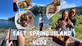 Weekend getaway vlog | Salt spring island 🌷🍪