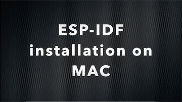 ESP32 Blink tutorial  | Espressif IDF MAC | esp-idf MAC installation | ESP32 MAC