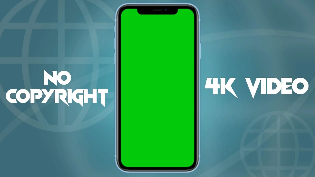 Iphone 11 Pro Max Green Screen Mobile Frame No Copyright Youtube