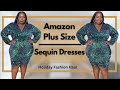 Amazon Plus Size Sequin Dresses &amp; Winter Fashion Haul