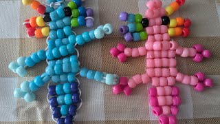 Kandi Mini Axolotl keychain tutorial! Easy understandable tutorial on Kandi axolotl keychain