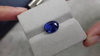 Natural Royal Blue sapphire 6.42 ct in oval cut, Sri Lanka (6787)