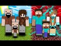 СЕМЬЯ ХЕРОБРИНА ПРОТИВ СЕМЬИ НОТЧА В МАЙНКРАФТ 100% Троллинг Ловушка Minecraft