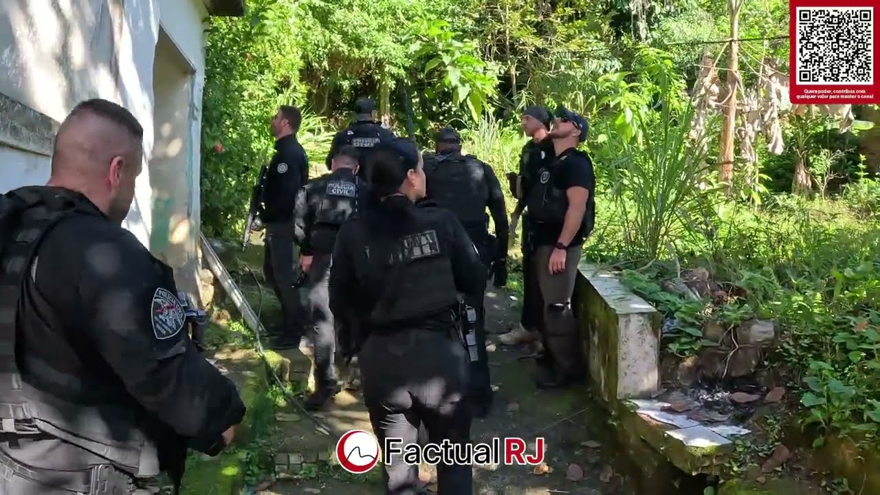 Operação da Civil após morte de policial em Angra dos Reis.