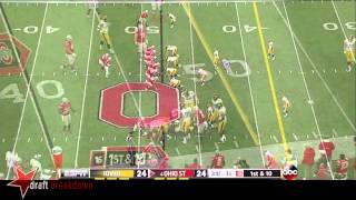 #34 Carlos Hyde, RB, Ohio St vs Iowa '13