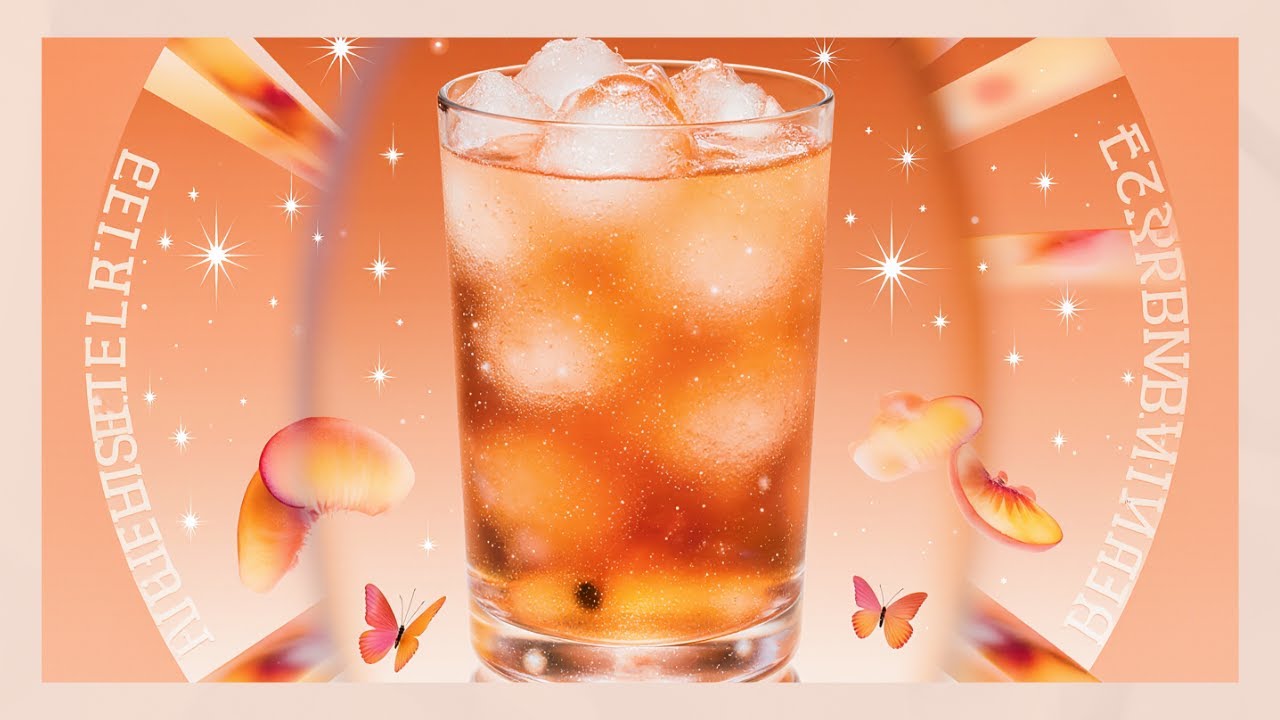 Peach Iced Tea Lofi — Cozy Sunset Warmth 🍑✨ | Calm Study Beats