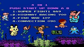 NES 4 in 1 Multicart Gameplay : 8-Bit Nostalgia!