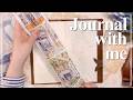 [ASMR] 新しいハサミとブルーコラージュ🩵💙 | journal with me | トラベラーズノートコラージュ