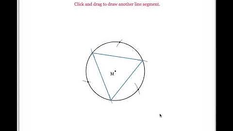 Delta Math: Constructing an Equilateral Triangle Inscribed in a Circle