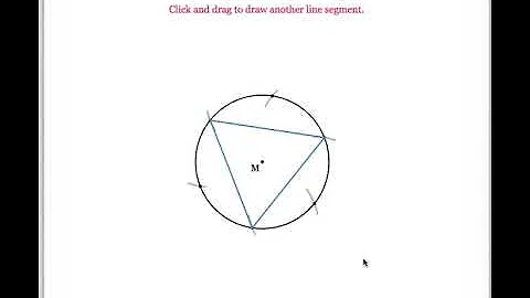Delta Math: Constructing an Equilateral Triangle Inscribed in a Circle