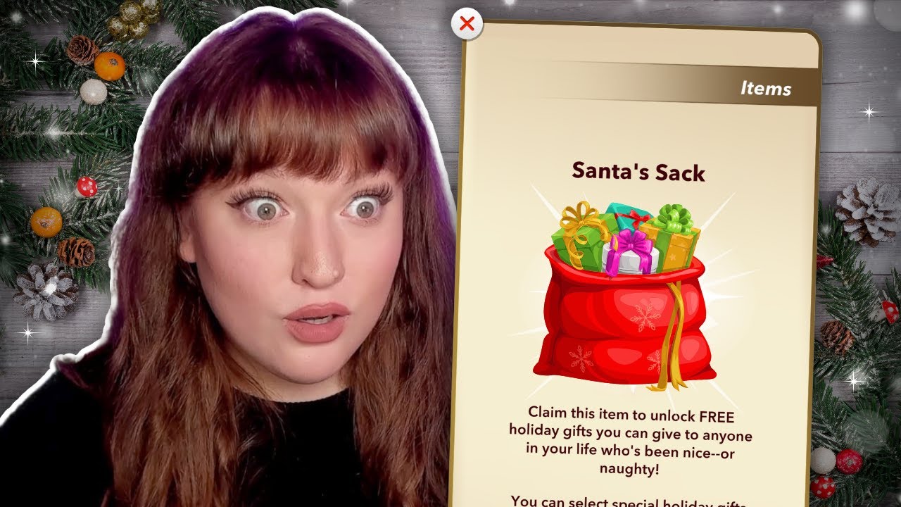 EXPLORING "SANTA'S SACK" IN BITLIFE! *FREE ITEM*