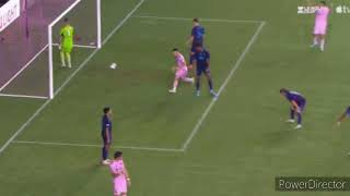 Lionel Messi Goal in Quarter Final | Inter Maimi vs Charlotte FC | MLS Football #shorts