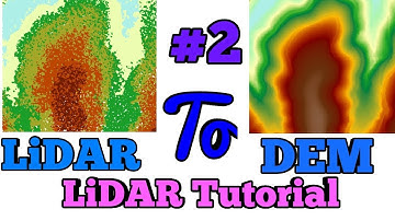 LiDAR point cloud data to DEM using ArcGIS   Part 2