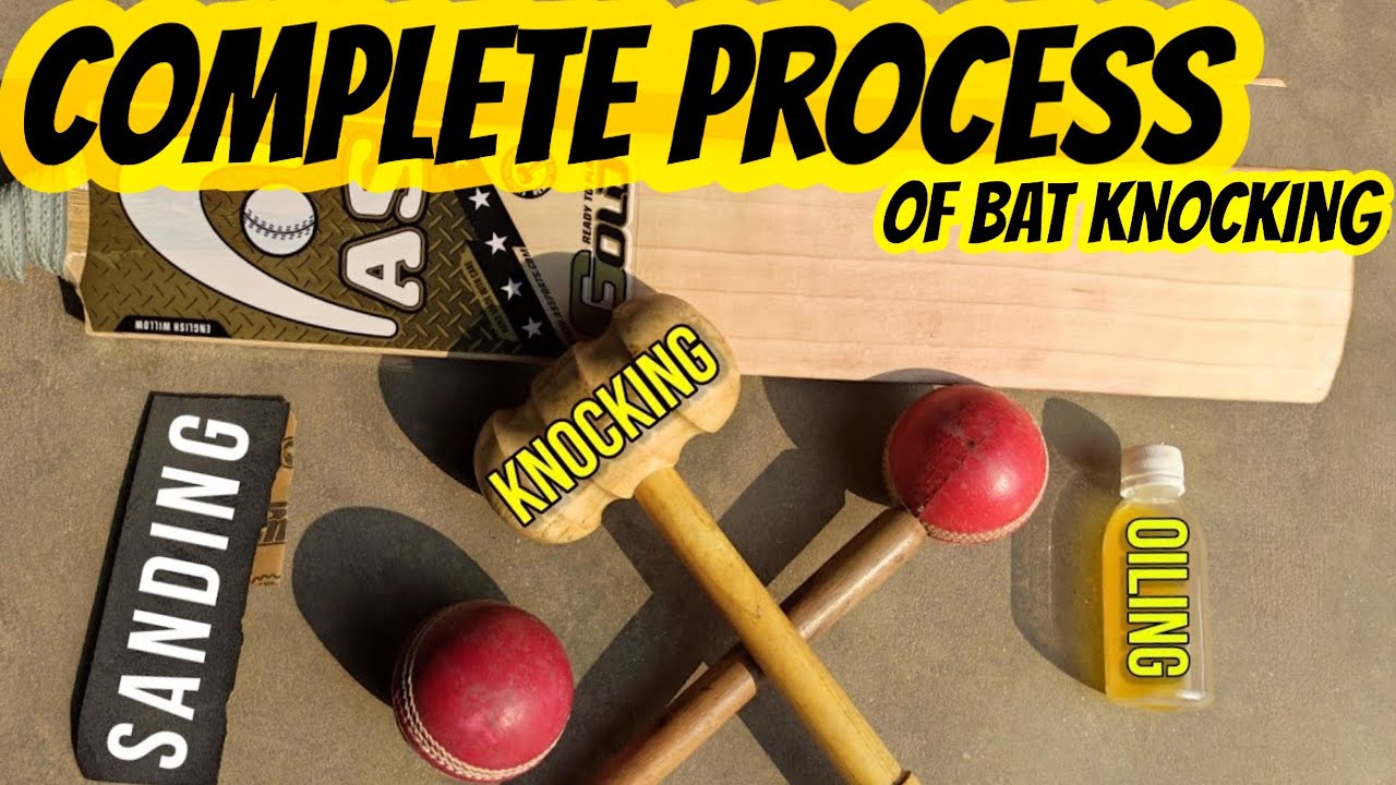 How to knock cricket bat properly knocking and oiling tips YouTube