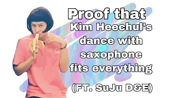 Proof that Kim Heechul’s dance with saxophone fits everything! (FT. Super Junior D&E)