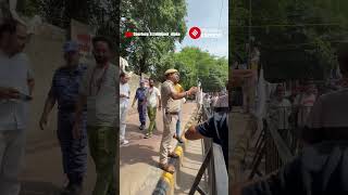 Sonam Wangchuk’s Fast Day 16! Police Question Tarpaulin At CJP Protest