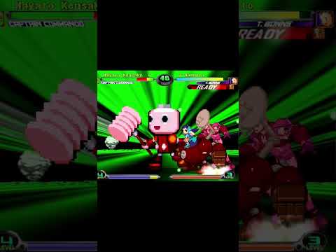 MvC2: Strider DF - Commando Blocks Aerial LA crossup + Jumps over King Kobun for CS Punish 10.3.25
