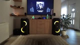 2db JBL partybox 710 70% vol, BASS BOOSTED