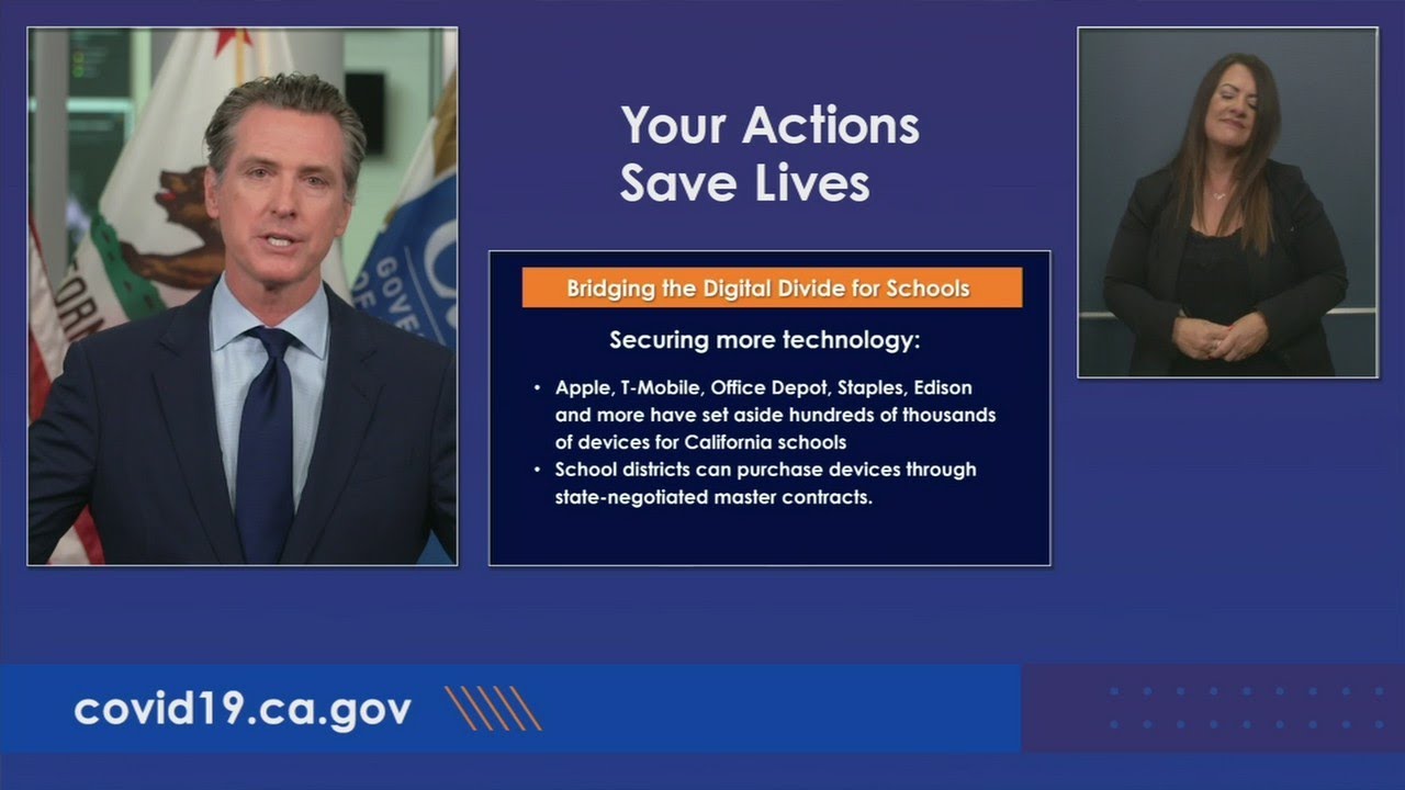 Gov Gavin Newsom provides Friday update on coronavirus in the state