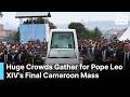 UNSEEN MOMENTS: Huge Crowds Gather for Pope Leo XIV’s Final Cameroon Mass Ahead of Angola Trip |AK1B