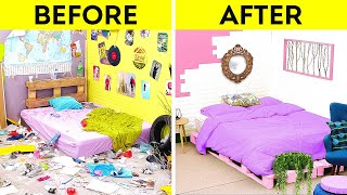 BUDGET-FRIENDLY BEDROOM MAKEOVER || Extreme DIY Room Upgrade Tips 2024