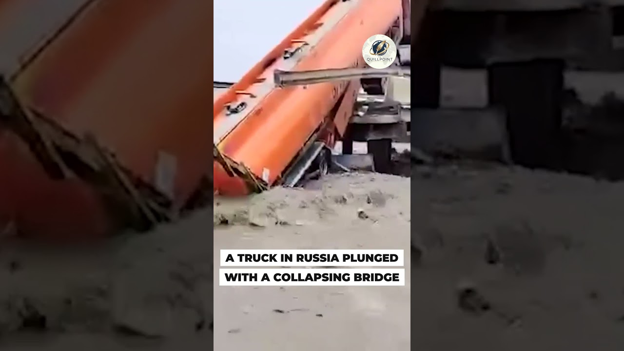 Russian Bridge Snaps Mid‑Drive Vanishes In Seconds!