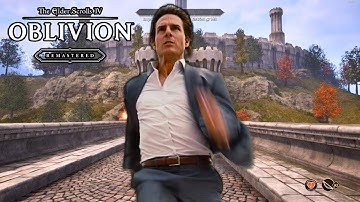 The second I leave the sewers in Oblivion Remastered