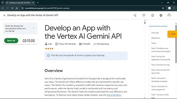 Develop an App with Vertex AI Gemini 1.0 Pro | #qwiklabs | #coursera #CLI