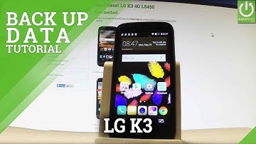 How to Back Up Data in LG K3 4G LS450 - Allow Google Backup