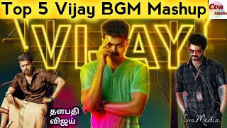 Top 5 Vijay BGM Mash up | Kaththi | Bigil | Sarkar | Mersal | Master theme music | CvaMedia