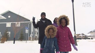 A family of four is settling into Regina and experiencing a Sask. winter for the very first time.