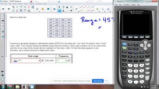 MAT106: Statistics - Constructing a GFDT screenshot 3