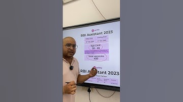 RBI Assistant 2023 Notification, Salary in hand , Exam Pattern Best Plan to Crack #rbiassistant
