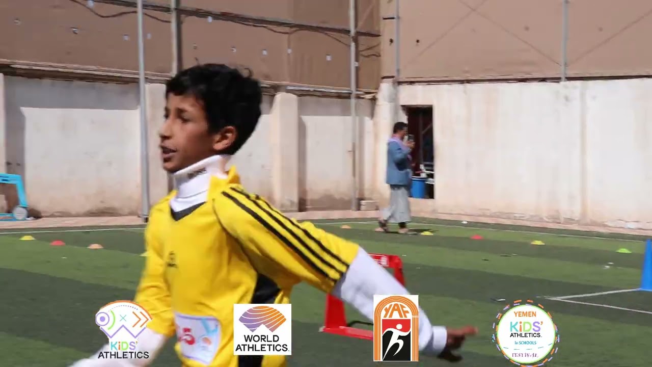 الفيديو الثالث من مهرجان ألعاب القوى التنافسي بين طلاب مدارس محافظة ذمار Kids Athletics يناير 2026