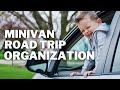 Car organization for road trips with 4 kids