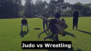 When Four Beautiful Judo Throws Aren't Enough - Judo vs Wrestling