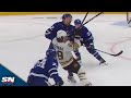Maple leafs simon benoit and ryan reaves string together trio of massive hits on bruins