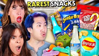 We Try Rare and Bizarre Snacks From Around The World!