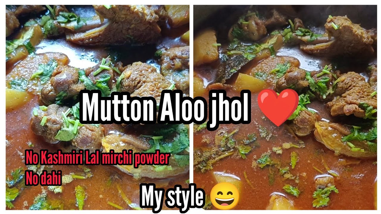 Desi style Mutton Aloo my recipe 