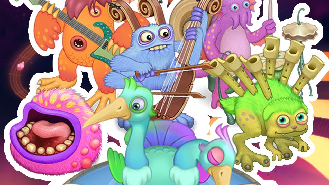 Me sing monster. Май сингинг Монстерс. Mi singing Monsters монстры. Mi singing Monsters монстр коробас. Мамут my singing Monsters.