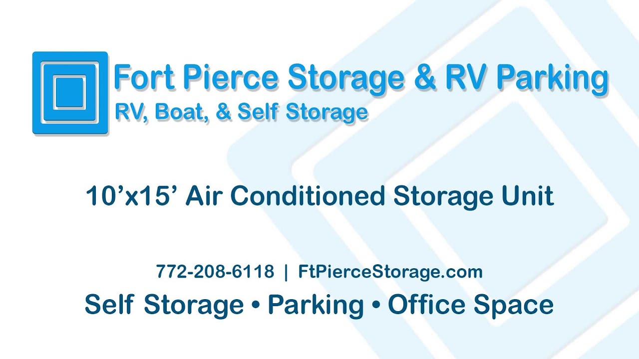 Air Conditioned Storage Unit Fort Pierce (10'x15')