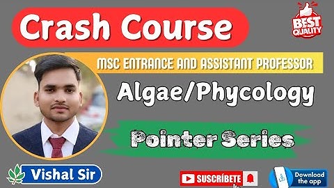 Algae Pointer Series | MSc Entrance and Assistant professor 2025 | Online Course Available