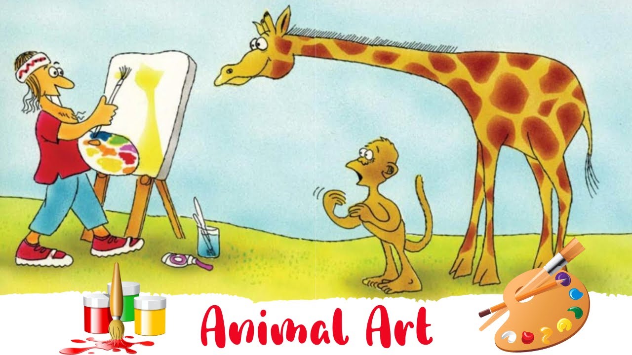 Read Aloud Books For Children 'Animal Art' by Pam Holden YouTube